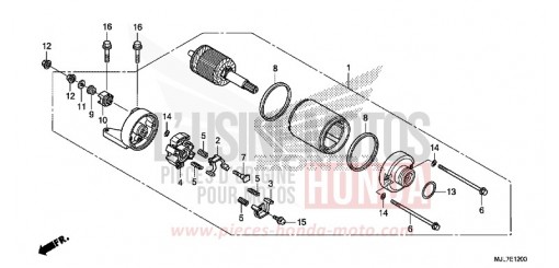 MOTORINO DI AVVIAMENTO NC750DE di 2014